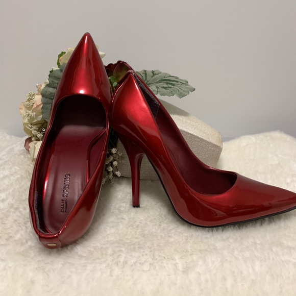 Call It Spring Ruby Red Stilettos - Picture 3 of 12